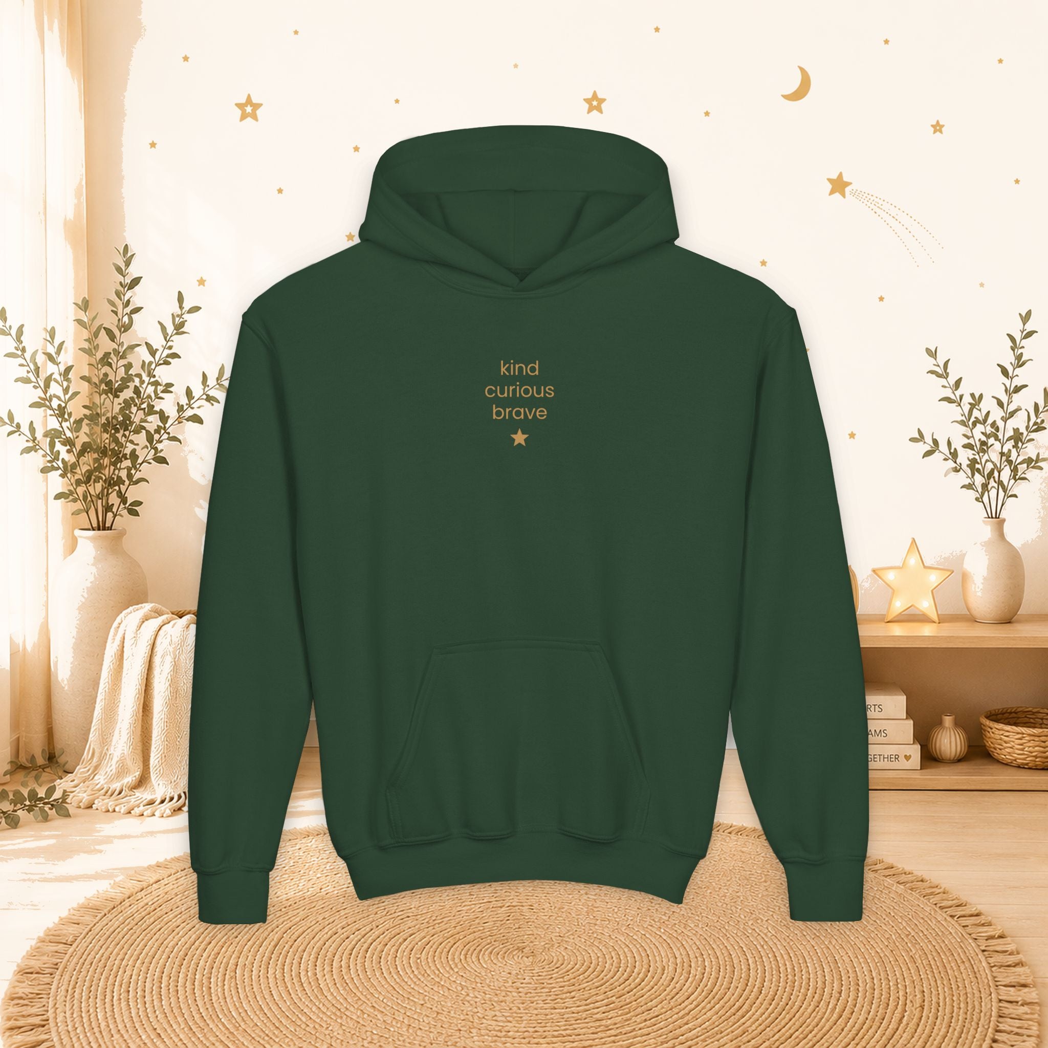 Kind Curious Brave Hoodie