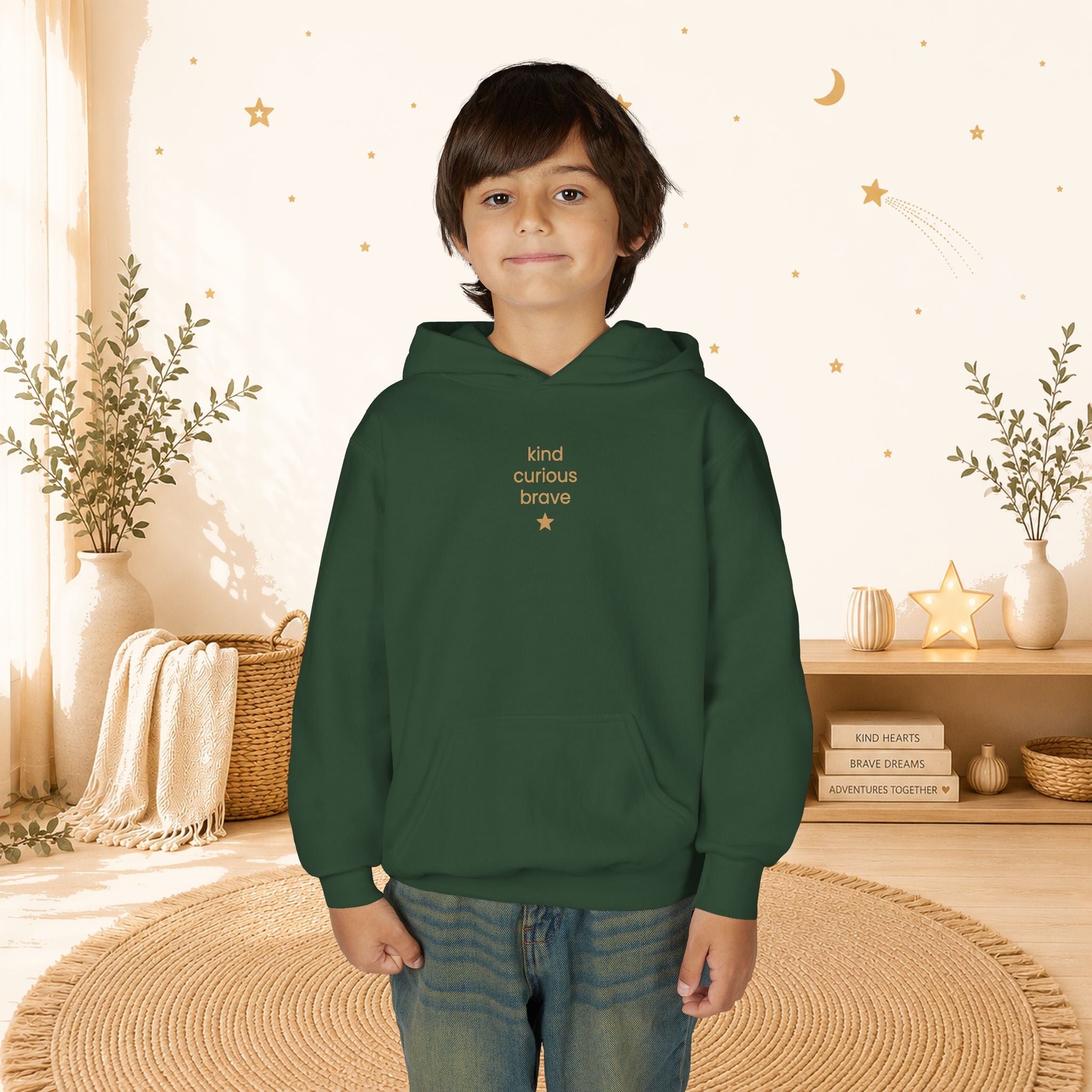Kind Curious Brave Hoodie